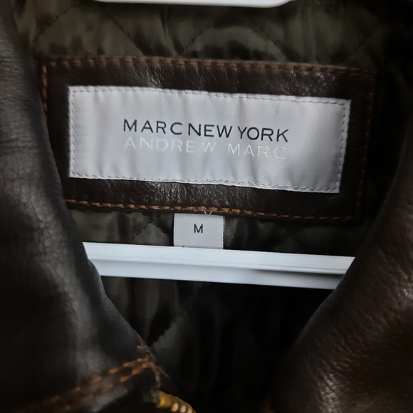 UNUSED Marc New York Leather Jacket - Picture 2 of 3